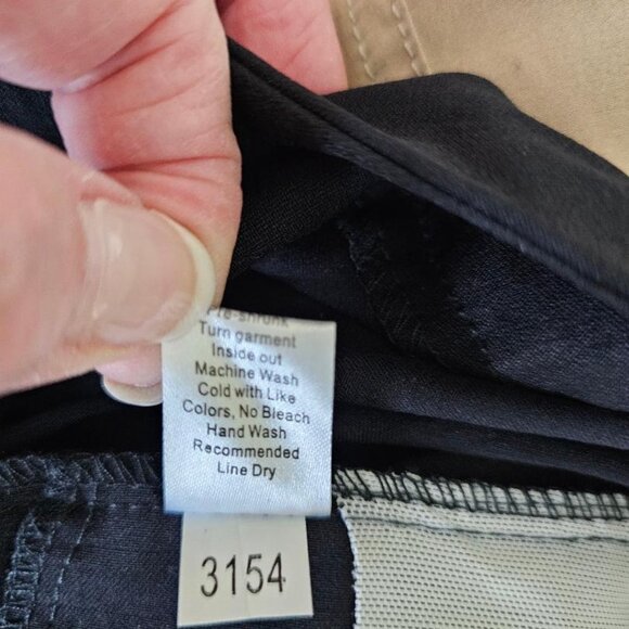 Lulu-B Black Pull On Bermuda Shorts and Coral Bay Blue shorts both sz 8 - Picture 5 of 10